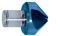 KARNASCH 201195030 Kegelsenker 90° mit Weldon-Schaft aus HSS-XE Stahl + BLUE-TEC-Beschichtung, 3 Klingen, max. 30 mm Durchmesser, 4 mm Mini-Durchmesser, 47 mm Länge