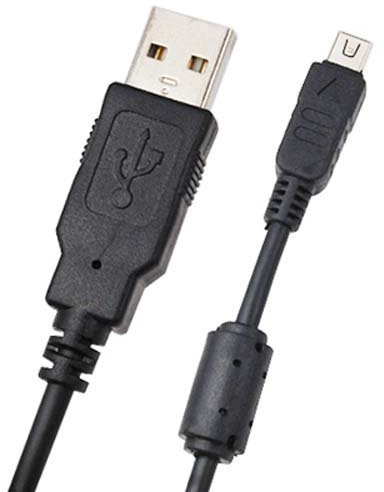 Olympus SZ-12/SZ-14/SZ-20 / Digital Camera Battery Charger and Photo Transfer USB Cable Lead by Network-Trading ®
