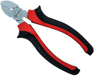 Connex coxt132145 Drahtschneider mit 2 C-handles, silber/schwarz/rot, 145 mm
