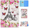 Case for Huawei MediaPad T5 10 - Bspring Flip Slim Lightweight Leather Stand Cover with Card Pocket for Huawei MediaPad T5 10-Inch Tablet,Flower tower