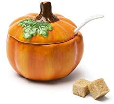 Excelsa Zucca Formaggera/Zuccheriera, Ceramica, Arancione, capacità: 200 ml