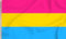 Storm&Lighthouse Pansexuell Flagge Gay Pride Fahne LGBTQ Flaggen Pan Flagge Stolz Banner, CSD 150 x 90 cm, mit Metalösen für Schwulenstolz feste und paraden