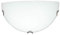 L+ Lámpara de pared para interior E27 – Aplique plafón redondo media luna – IP20 – Plafón de diseño moderno blanco – Iluminación interior (32 x 16 cm)