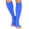 TOFLY® Compression Stockings (Pair), Medical Grade Firm Support 20-30mmHg, Opaque, Unisex, Open Toe Knee High Compression Socks for Varicose Veins, Edema, Shin Splints, Nursing, Travel, Blue M