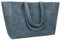 ANTONIO VALERIA Avery Schultertasche aus Leder mit Tragegriff für Damen, Blau (Crazy Horse blau), Medium…