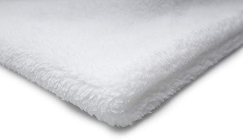 Lamm gestrickt, Sherpa, Kunstfell 50 x 160 cm (Weiß)