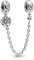 CWOne Designs Sterling Silver Safety Chain Charm, Ideal for Pandora Bracelets and Necklaces, Charm for Mum, Daughter, Wife, Sister, Niece, Birthday and Love Gift for Women (Family Tree)