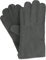 Harrys-Collection HC Damen Herren Handschuh aus echtem Lammfell, Farben:dunkelgrau, Handschuhgröße:M