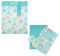 Hallmark 25572210 Geschenktüte- und Geschenkpapier-Set für Baby-Jungen, 1 große Geschenktüte und 2 Papierbögen in einem niedlichem Design