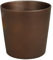 SMPLY. Macetero Decorativo de Cerámica Redondo para Plantas Interior y Exterior Ideal para Terrazas y Jardínes 12 x 12 cm Marrón