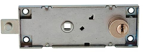 1PEZZO SERRATURA PER PORTA BASCULANTE ART. W551 cilindro tondo profilo europeo