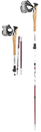 LEKI Cross Trail FX Superlite Compact weiß-rot
