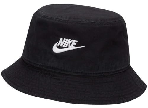 Nike FB5381-010 U NK APEX Bucket SQ FUT WSH L Hat Unisex Adult Black/White Größe M