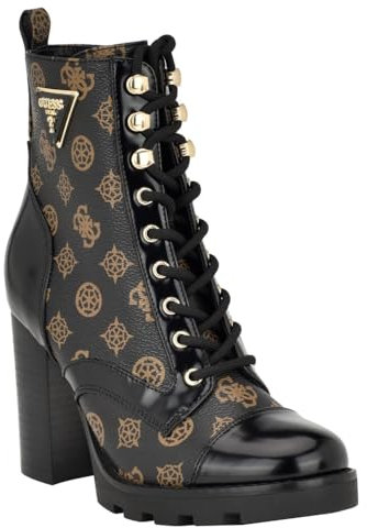 Guess Damen Neadyn Westernstiefel, Black Logo 002, 37 EU