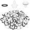 Set mit 50 Autoverkleidungsclips mit Schaumstoff-Pad-Design - Auto-Klammern Auto Clips Auto Befestigung Clips