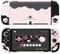 GeekShare Protective Case for Switch OLED, Slim Cover Case, Separable Soft Silicone Protective Shell for Joycon with 2 Thumb Grip Caps- Sweetheart Skull