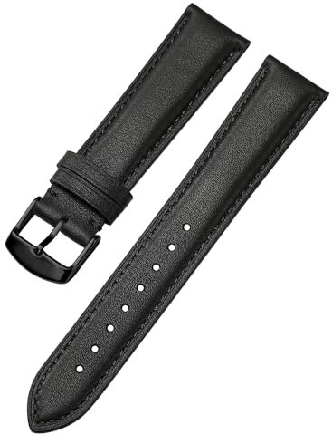 Afany Uhrenarmband 20mm für Männer Frauen, Leder Schnellverschluss Uhrenarmband