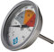 BBQ Smoker Thermometer Analoge Temperaturanzeige Für Holzkohlegrill Grill Smoker Analoger Bimetall Haubendeckel TempGauge Grill Thermometer Messgerät Für Smoker