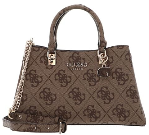 GUESS Damen Handtasche Eliette Latte Logo