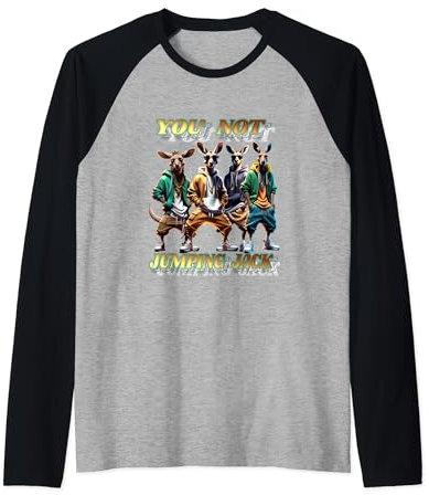 Känguru Du bist kein Jumping Jack Raglan