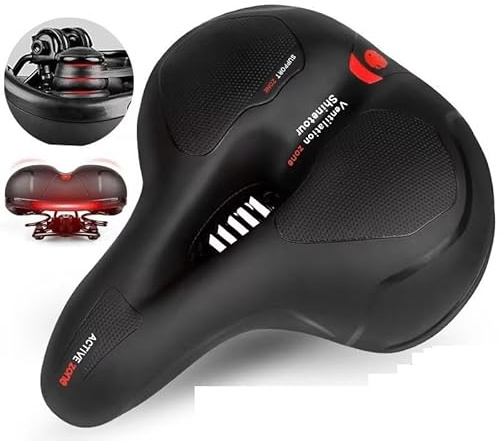 Fahrradsattel SoftCloud Pro 2.0 – Bequemer Weich Memory-Schaum und Federung,Endlich Schmerzfrei Radfahren