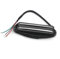 Mehrfarbiger Alnico 5 Twin Blade Humbucker Mini Double Coil Pickup 9K Für ST Single Size Pickup E-Gitarrenteile(Black 3)