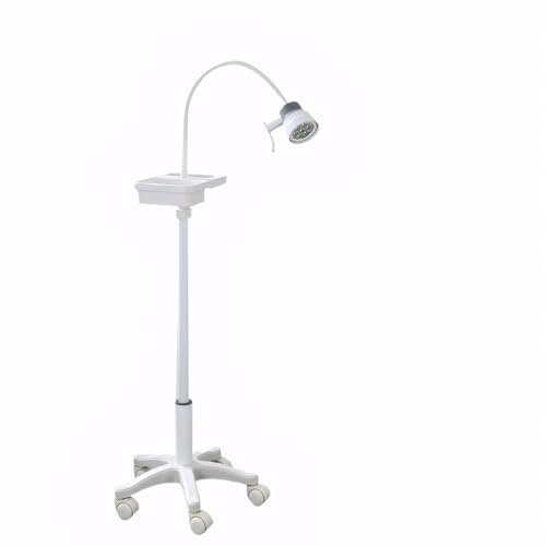 TOPCHANCES LED-Untersuchungsleuchte, Mobile chirurgische Untersuchungsleuchte,Lampe mit Kaltlichtquelle, Weißlicht, Bodenständer, Dimmbar Op-Leuchte für Gynäkologie, Ambulanz, Stomatologie, Hno