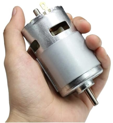 FWTDPNDQ Moteur modèle scie à ruban moteur électrique modèle de voiture moteur 775 moteur à courant continu 12V 5000-1000 tr/min moteur pour perceuse électrique outils électriques outils de bricolage