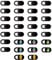 30 PCS Laptop Camera Cover Slider, Camera Cover Slider, Plants Thin Webcam Cover Slide, Cell Phone Camera Cover Sticker Privacy Protector Camera Blocker Slider for Desktop PC Tablet Computer