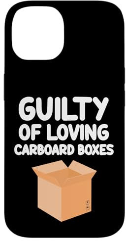 Hülle für iPhone 14 Guilty of Loving Kartons Verpackung Material Lagerung