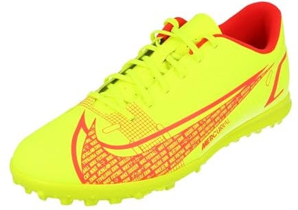 NIKE Vapor 14 Club TF Mens Football Boots CV0985 Trainers (UK 6 US 7 EU 40, Volt Bright Crimson 760)