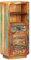 JHQHSM Highboard, Beistellschrank Sideboard Buffetschrank Lagerschrank küchenschrank Geeignet für Küche Wohnzimmer Schlafzimmer Arbeitszimmer 45x32x110 cm Altholz Massiv