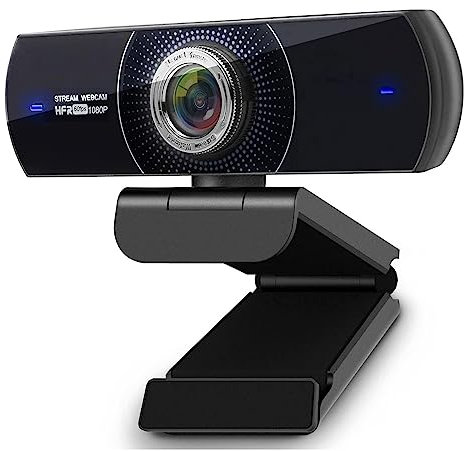 Webcams, Webcam HD 1080P 60fps USB Streaming Webcam avec Microphone for Ordinateur réunion caméra Web for conférence, Diffusion en Direct