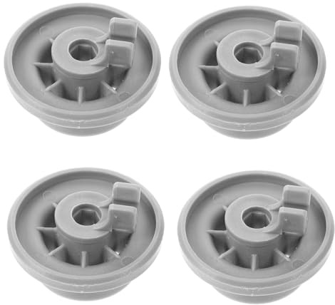 LABRIMP 4 Pièces Kit Roulettes Pour Panier Inférieur Lave-vaisselle De Rechange Compatible Avec Les Principales Marques Et Facile à Installer