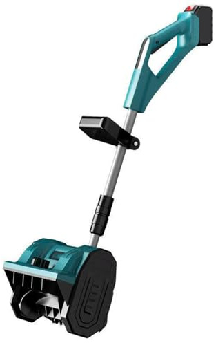 Barredora de nieve inalámbrica con batería de litio, pala de nieve plegable portátil para lanzar nieve y limpiar eficientemente la carretera