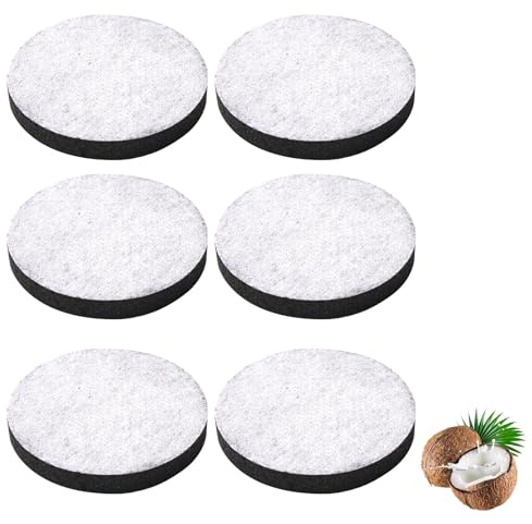 Filtri Disco per Borraccia 6 Pezzi Compatibile con tutte le bottiglie filtranti Purita, Dischi filtro dell'Acqua, Riduce gli odori e i residui di candeggina per un'acqua dal sapore delizioso