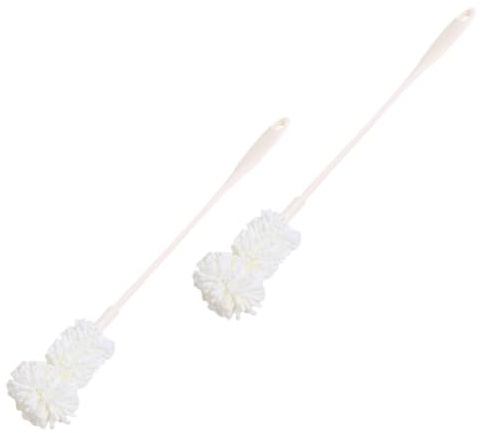 HOODANCOS 2pcs Long Handle Sponge Bottle Brush Bottle Cleaner Cup Washing Brush and Water Cups