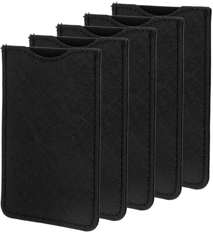 Outanaya 5pcs Pu Comb Storage Sleeve Protects Comb and Gadgets from Scratching Suitable for Family and Seniors