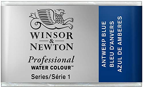 Winsor & Newton Professional Water Colour Paint Whole Pan, Antwerp Blue