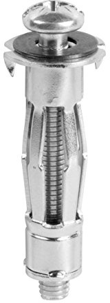 TIMCO 60mm Metal Cavity Anchor Screw - M5 x 52 - Zinc - Box of 100