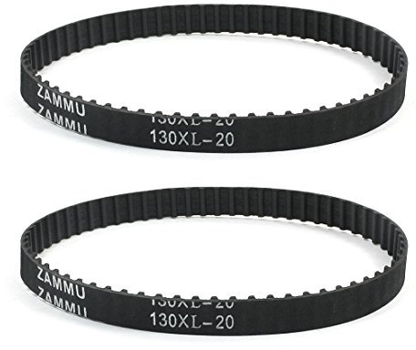 sourcing map 2 x 130XL 65 Zähne 10 mm Breite Gummi Zahnrad Industrie Zahnriemen 13 Zoll