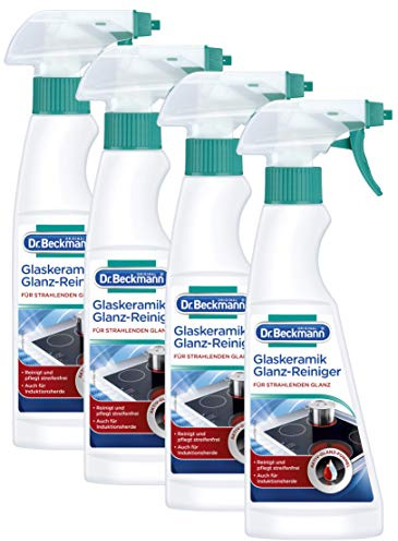 Dr. Beckmann Glaskeramik Glanz-Reiniger, 4er Pack (4x 250 ml)