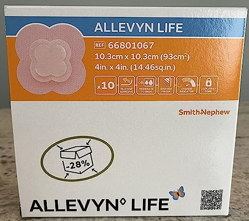 Smith & Nephew Allevyn Vie Pflaster, 10,3 x 10,3 cm, 10 Stück | 10 Stück