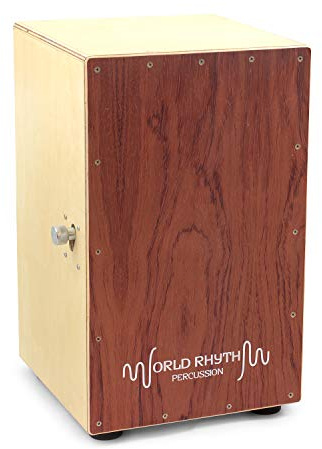 TIGER braun Cajon-Trommel mit verstellbarem Snare | Boxtrommel in voller Größe mit verstellbarem Snare