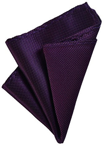 DonDon Herren Einstecktuch 21 x 21 cm formstabil und verstellbar für feierliche Anlässe violett