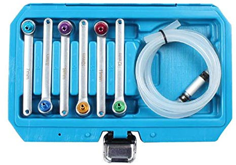6pc Brake Bleed Universal Wrench Set Bleeding Brake & Hydraulic Clutch Systems