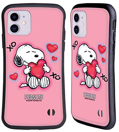 Head Case Designs Offiziell Offizielle Peanuts XOXO Snoopy Plankenweg-Spritzpistole Hybride Handyhülle Hülle Huelle kompatibel mit Apple iPhone 11
