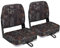 Leader Accessories 1 Paar Bootssitze, niedrige Rückenlehne, zusammenklappbar, 2 Sitze, (B-Camo).
