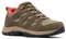Columbia Redmond 3 WP, Scarpe da Trekking Basse Donna, Pebble/Red Coral 2023, 41 EU