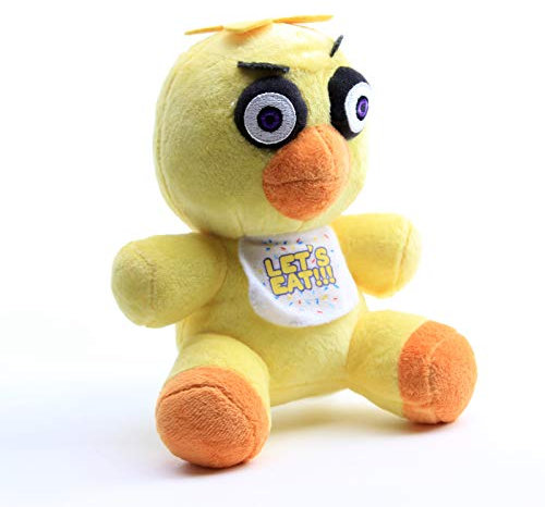 uiuoutoy Fünf Nächte bei Freddys Plüsch Ente Chica Plüschtier FNAF Kuscheltier Stoffpuppe Spielzeug Geschenk